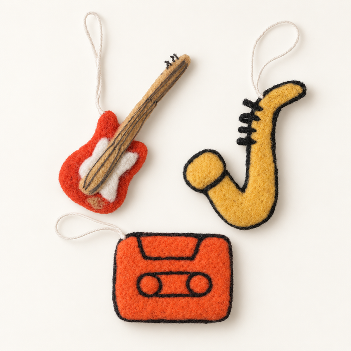 aveva Little Hangings Baumschmuck – 3er-Set Musik – KI-gestützte Zusammenstellung.